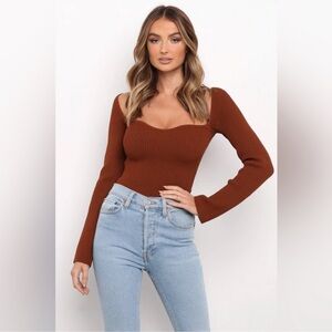 NWOT AQUERELLE KNIT SWEATER